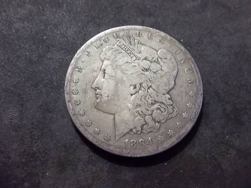 1884 S Morgan Silver Dollar