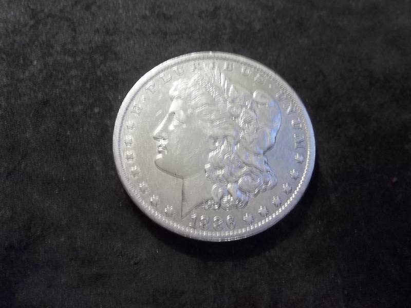 1886 O Morgan Silver Dollar