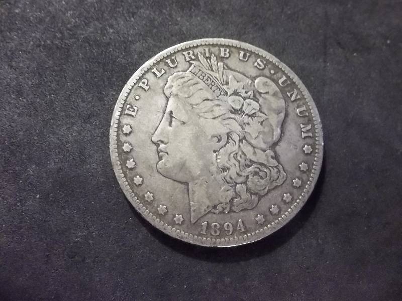 1894 O Morgan Silver Dollar