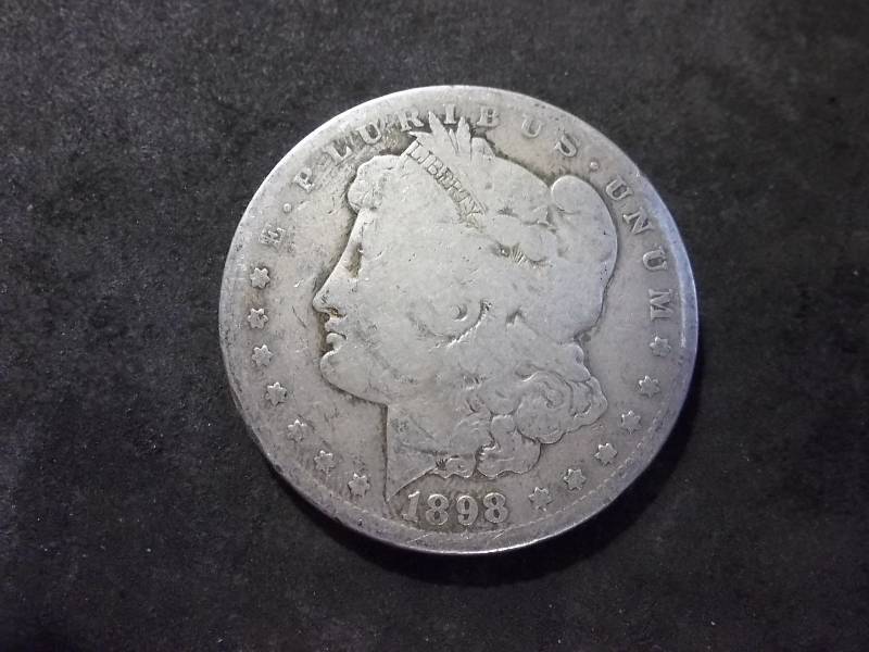 1898 S Morgan Silver Dollar