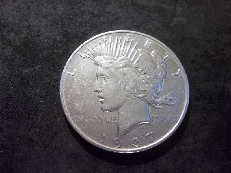 1927 D Peace Silver Dollar