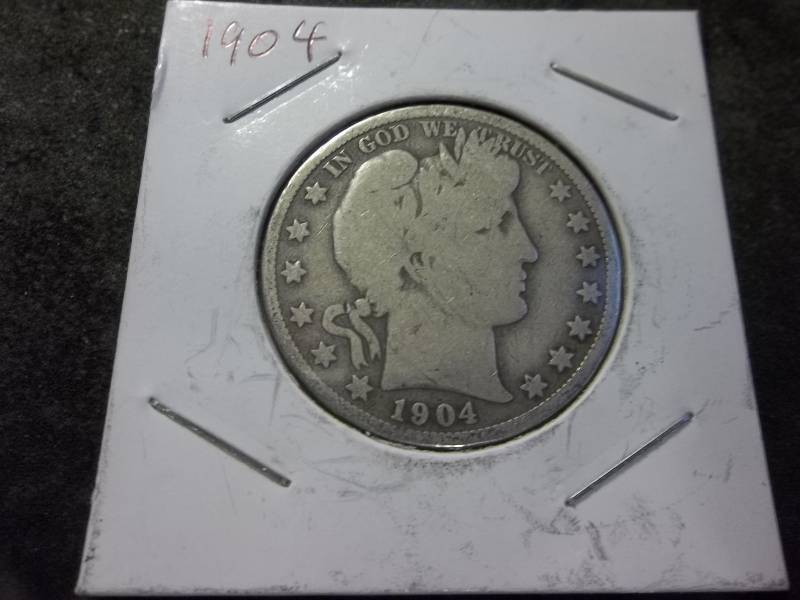 1904  Barber Half Dollar