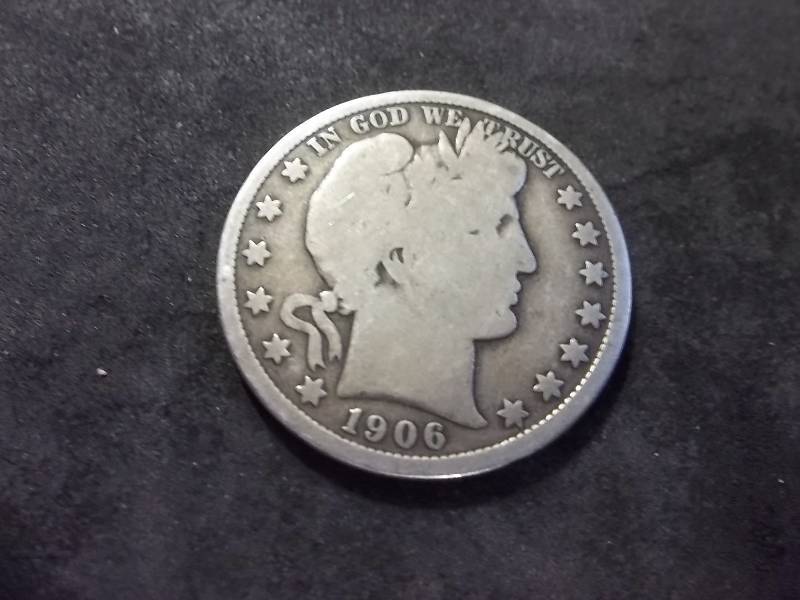 1906  Barber Half Dollar