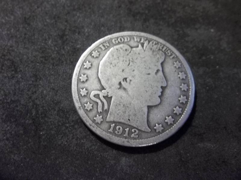 1912  Barber Half Dollar