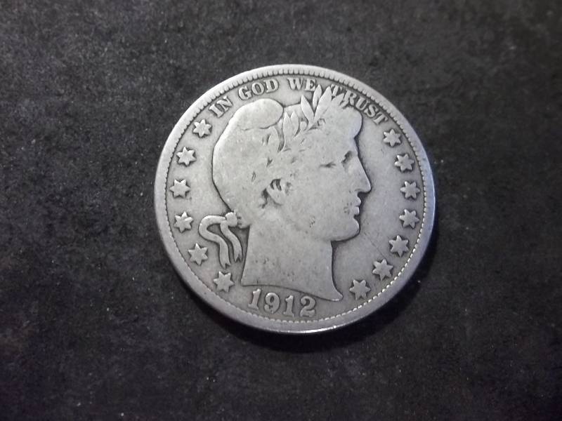 1912 D Barber Half Dollar