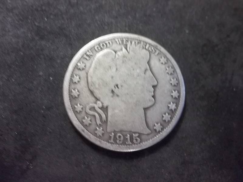 1915 D Barber Half Dollar