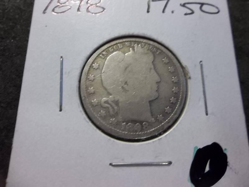 1898 Barber Quarter