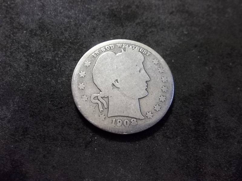 1908 Barber Quarter