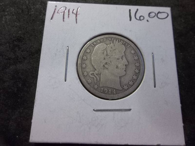 1914 Barber Quarter