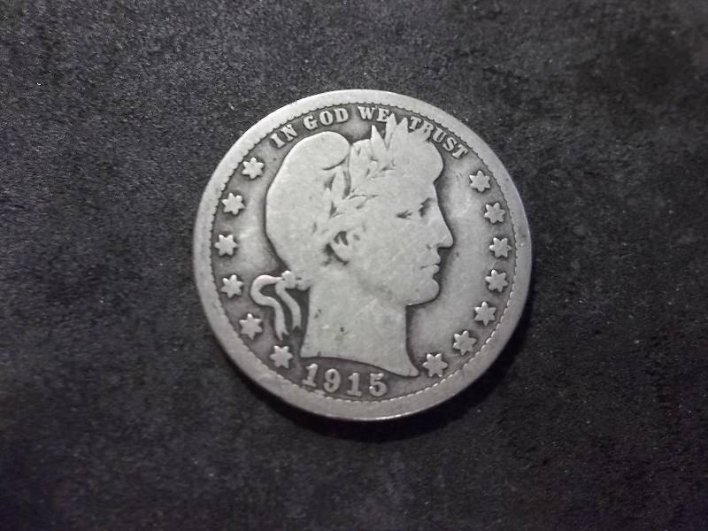 1915 D Barber Quarter