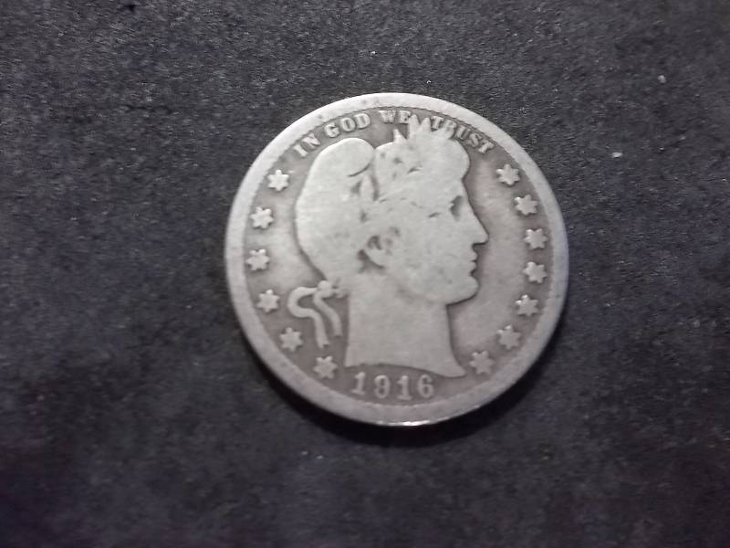1916  Barber Quarter