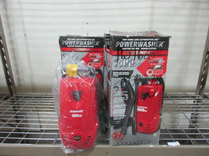 1600 psi pressure washers