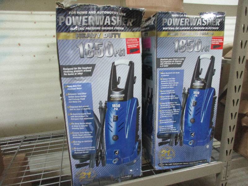 1850 psi Pressure washers