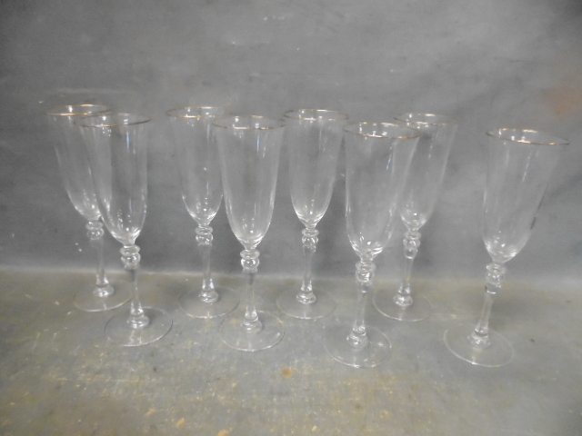 Glass Champagne Flutes