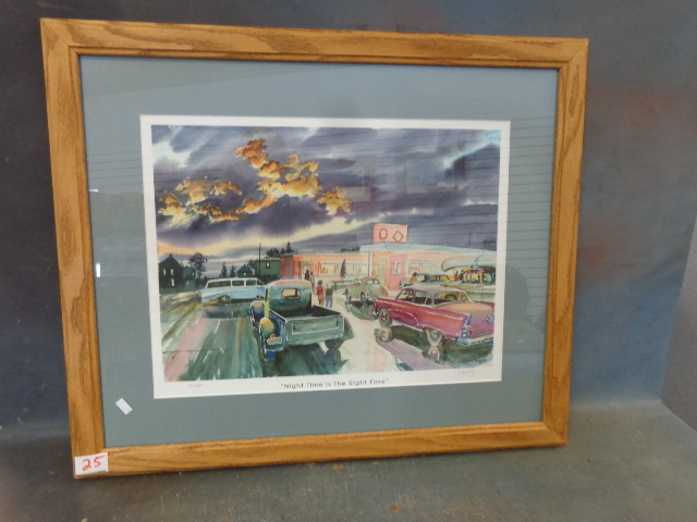 Night Time is the Right Time Framed Print by Carl Gawboy
