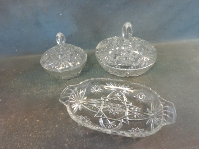 Cut Glass Dishes