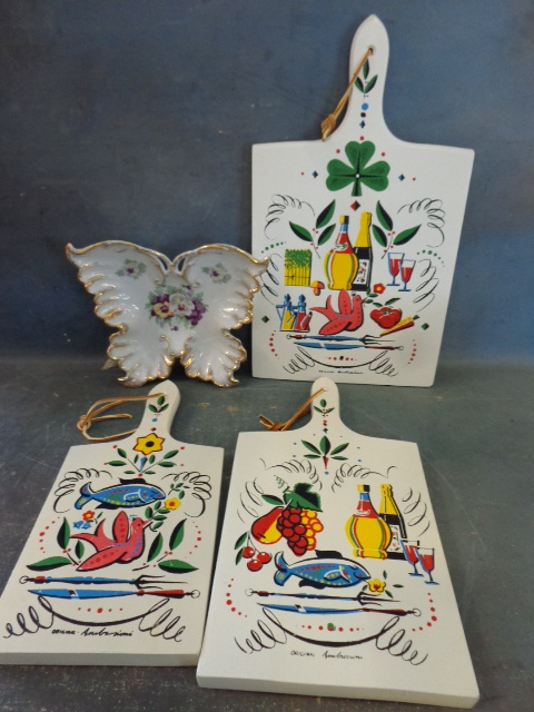 Ambrosioni Cutting Boards and Candy Dish