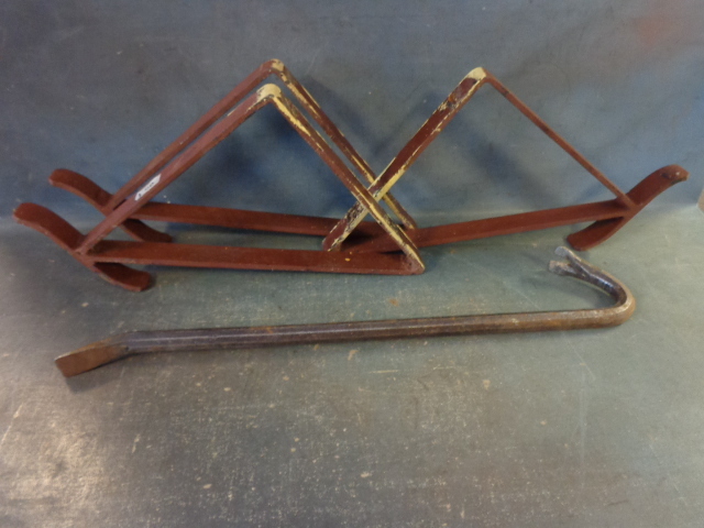 Pry Bar and Shelf Brackets