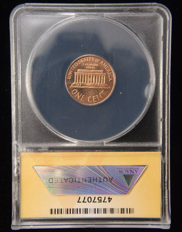lot 14 image: 1963 PROOF LINCOLN MEMORIAL CENT PF65 RED ANACS