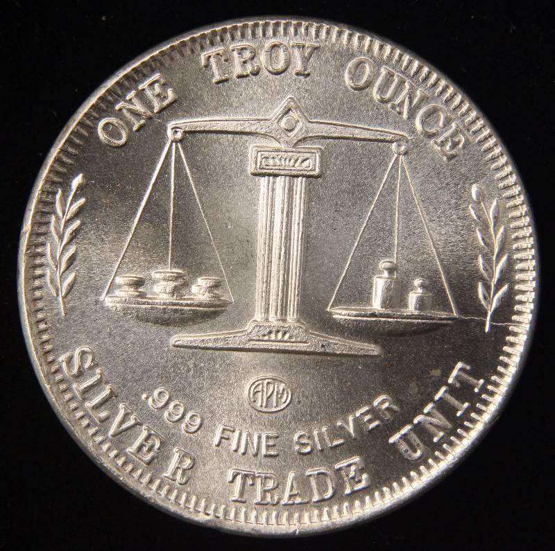 lot 25 image: 1 TROY OZ. .999 FINE SILVER SHIP TRADE UNIT