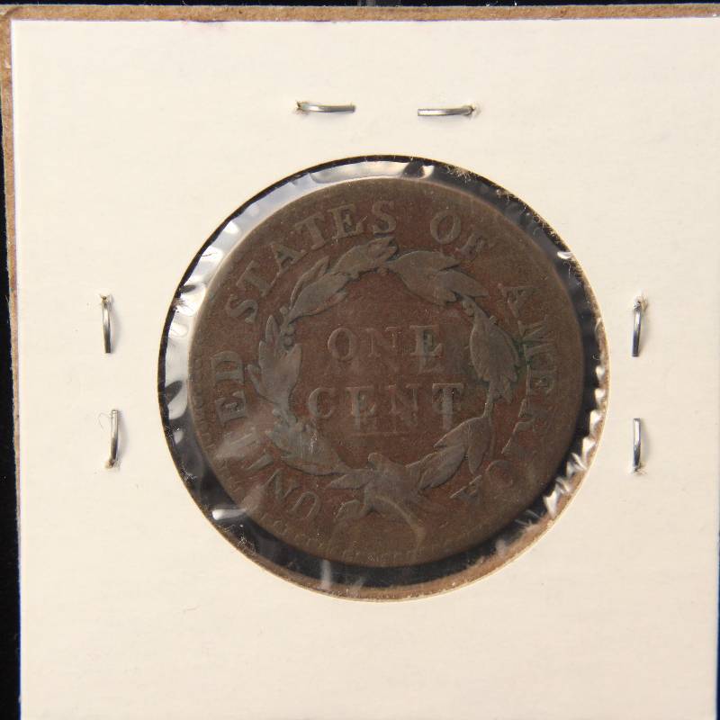 lot 27 image: 1819 US CORONET HEAD LARGE CENT GOOD