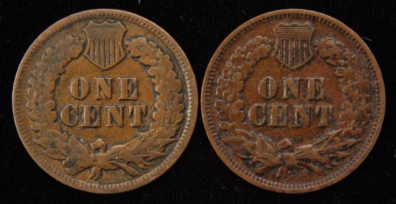 lot 36 image: 2 INDIAN HEAD CENTS 1903 VG & 1905 VF