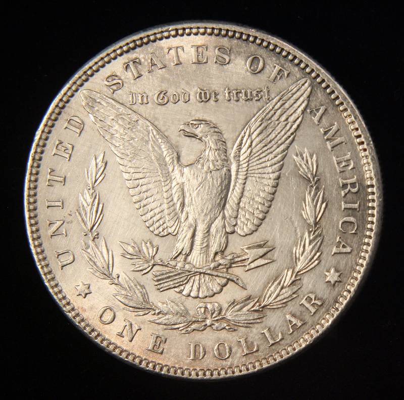 lot 52 image: 1887 MORGAN SILVER DOLLAR UNC DETAILS CLEANED