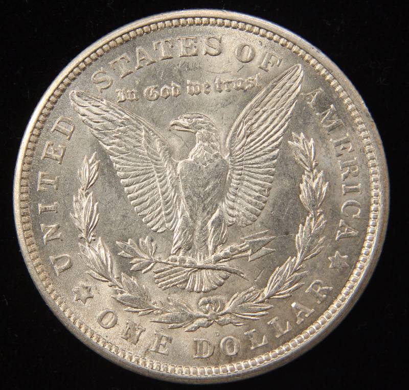 lot 57 image: 1921 MORGAN SILVER DOLLAR BU UNC