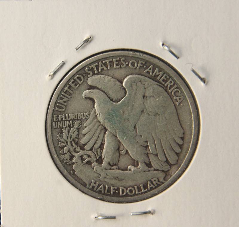 lot 103 image: 1941-S WALKING LIBERTY SILVER HALF DOLLAR