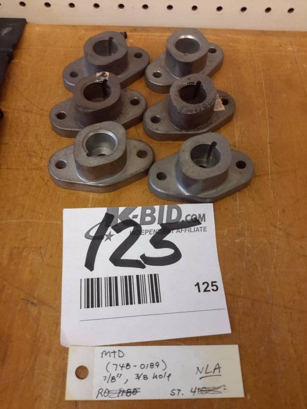 lot 125 image: 6, MTD Blade Adapters..  See tag for specs