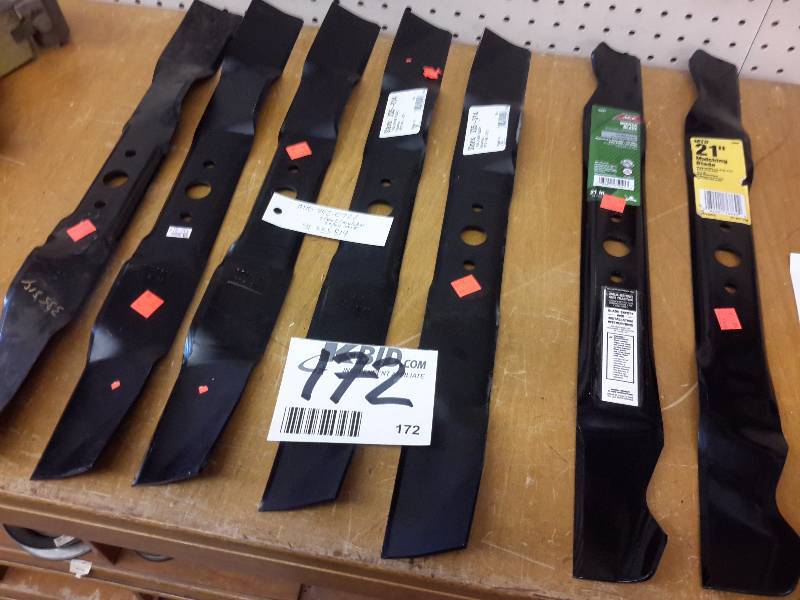 lot 172 image: 7 Misc. Sizes Mulching Blades