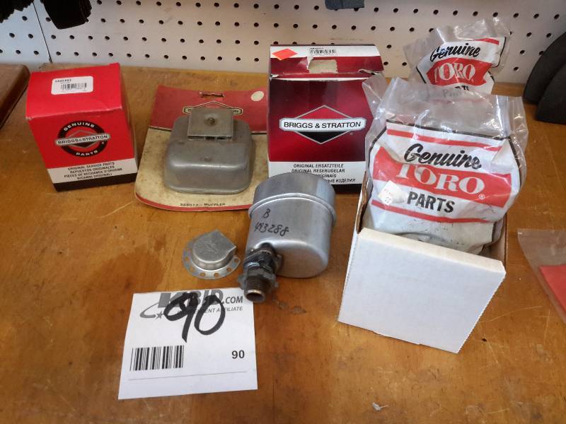 lot 90 image: lot of small enginer parts..