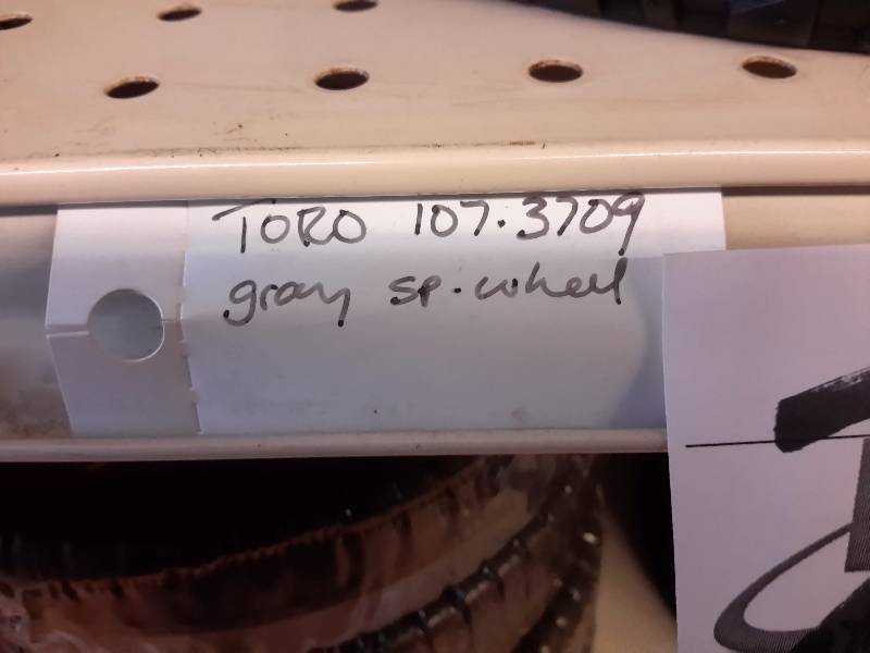 lot 20 image: 2 Toro 107-3709 Gray Sp Wheels