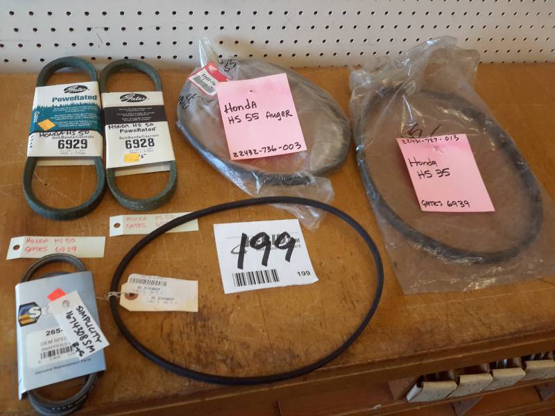 lot 199 image: Lot of Belts as pictured