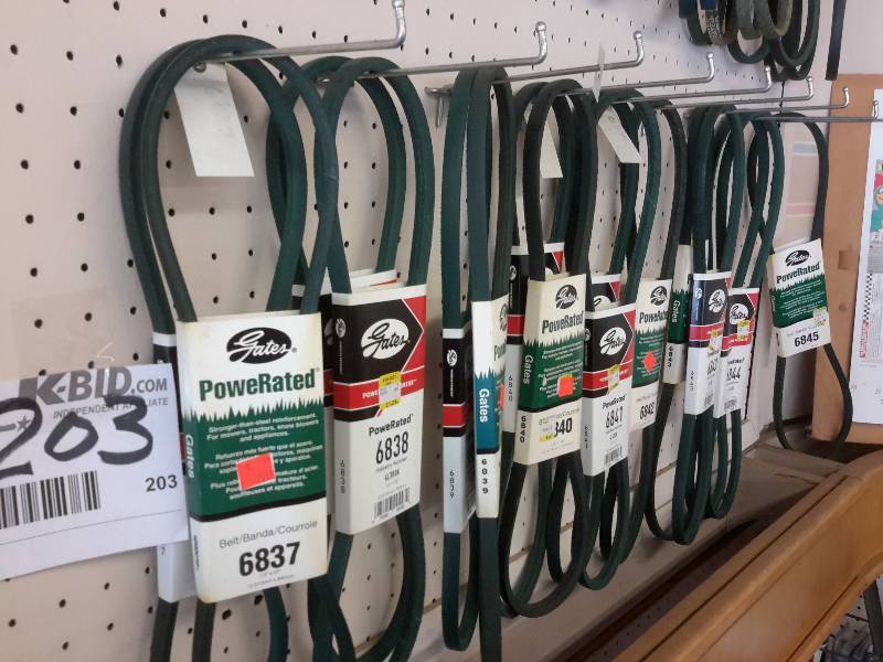 lot 203 image: Lot of Belts as pictured