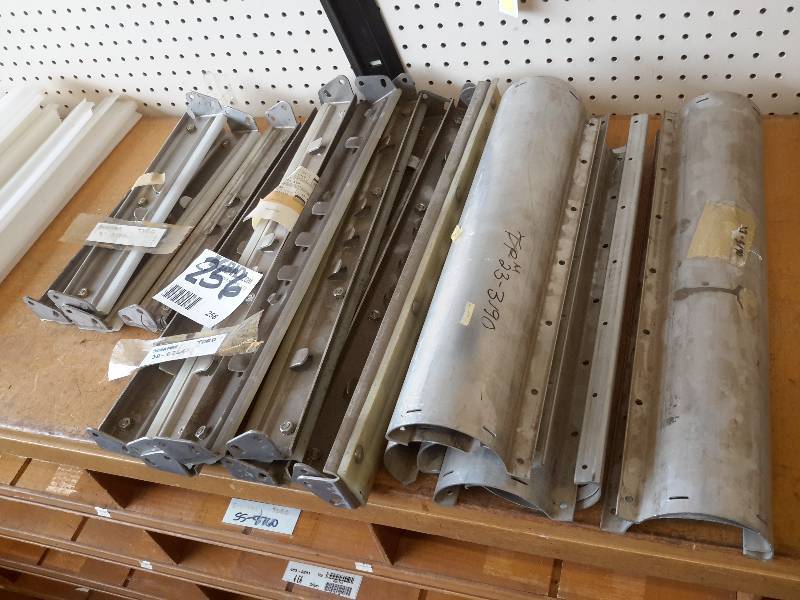 lot 256 image: Scrapers and drum Halves for 14 and 21 in Toro Snow Blowers