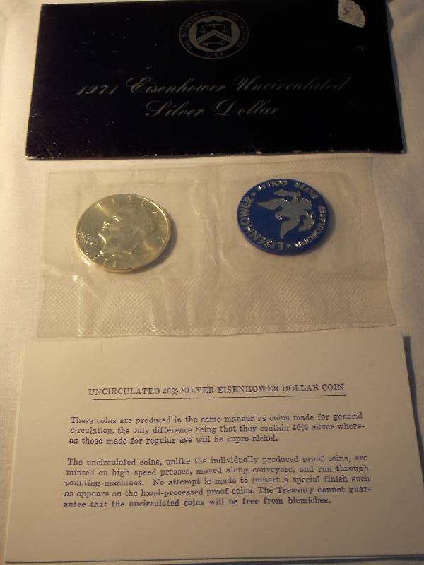 1971 IKE Dollar 40% Silver