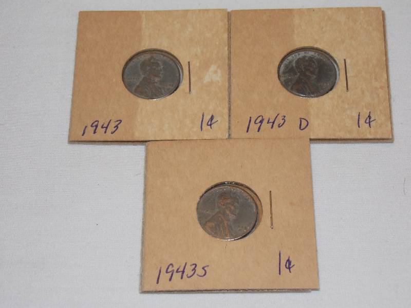 1943 Steel Pennies Set PDS