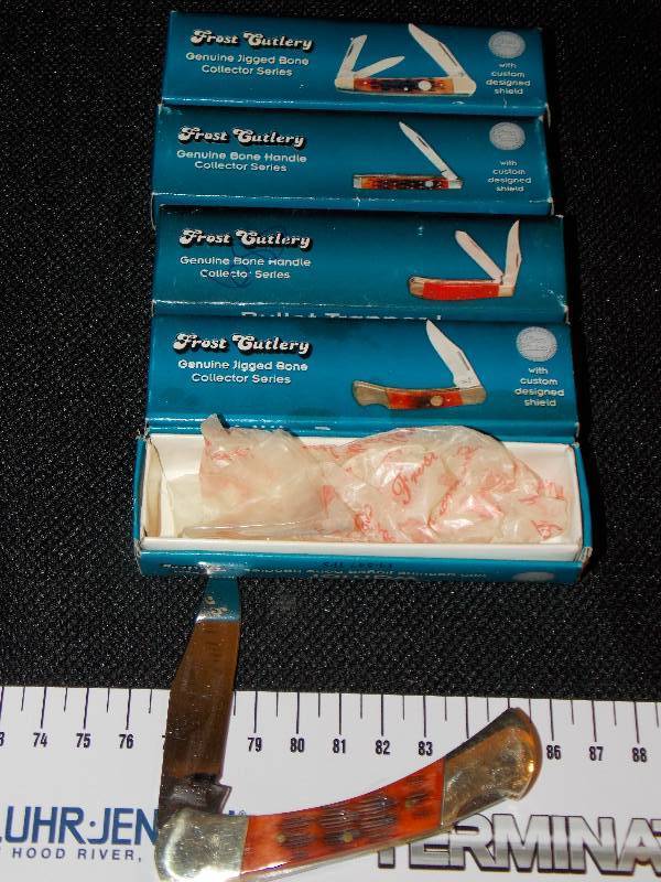 5 Various Frost Cutlery Knives (see Pictures) approx 4 folded