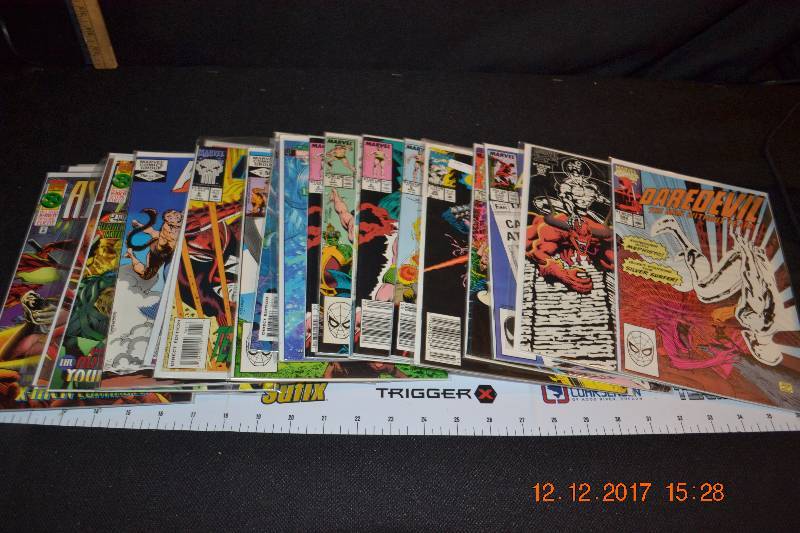 24 Various Comic Books Dare devil, ghost rider, Askanison, Kazar, Doom, Namor and More