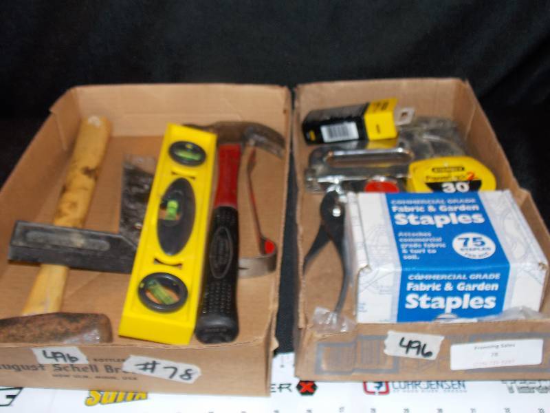 Assorted Tools 2 boxes