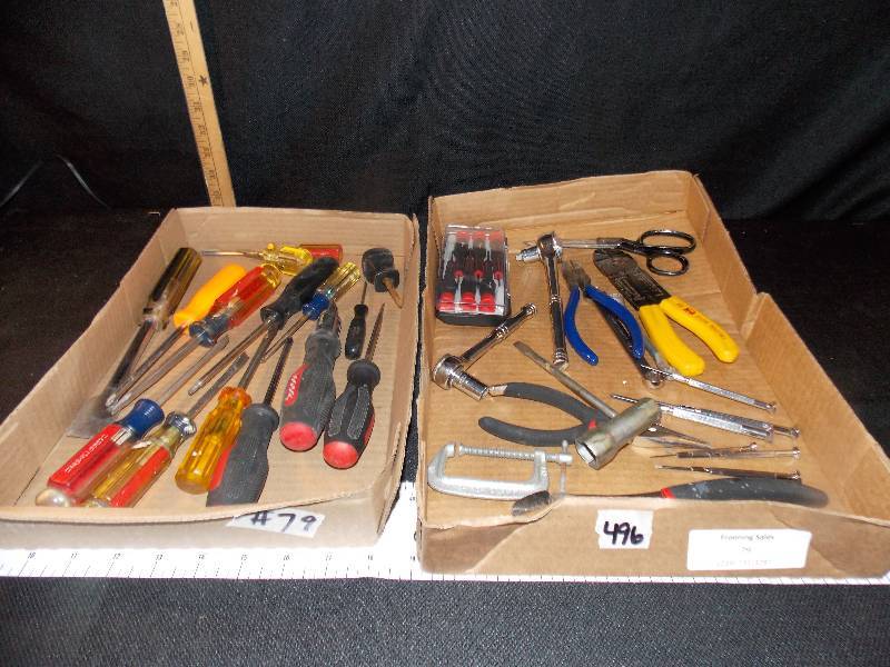Assorted Tools 2 boxes