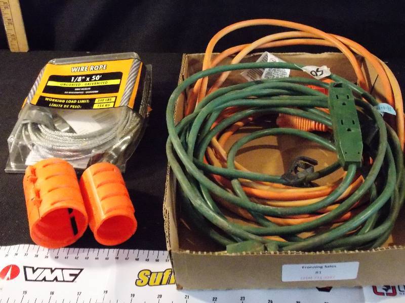 18 X 50 foot Cable 2 extension cords