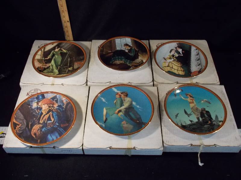 6 piece Collector Plates 1-6 Treasured Memories Collection Certificate of Authenticity in each box