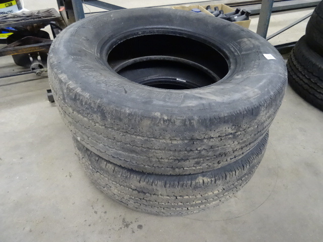 lot 12 image: LT245 75R16 tires. Qty 2. ...