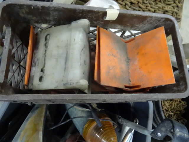 lot 43 image: Bin of misc snowmobile and truck pa...