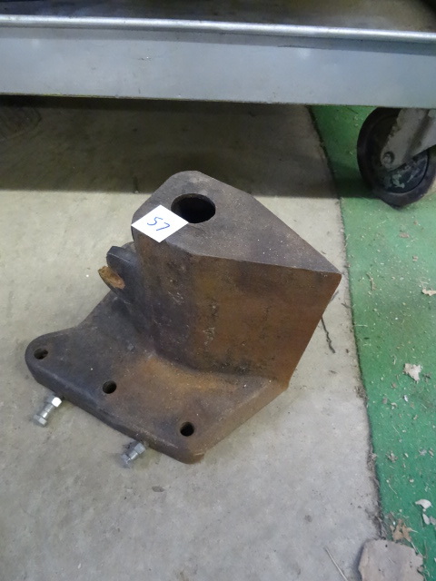 lot 57 image: Heavy duty log splitter wedge. See ...
