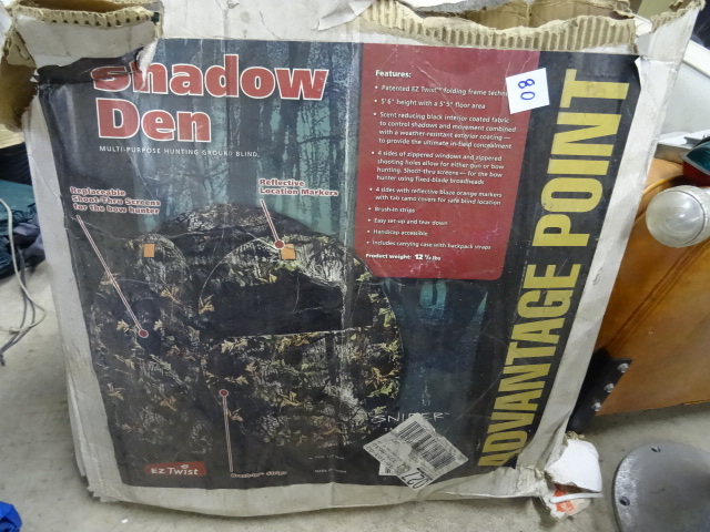 lot 80 image: Advantage point shadow den. ...
