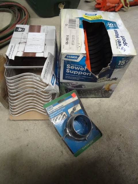 lot 84 image: 2 rv sewage hose supports...