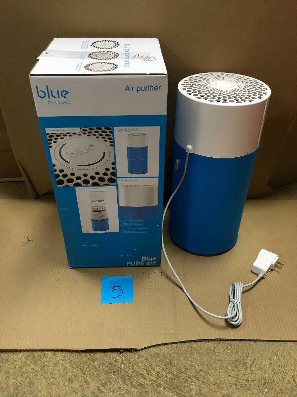 lot 5 image: Blue PURE 411 Air Purifier open box never used
